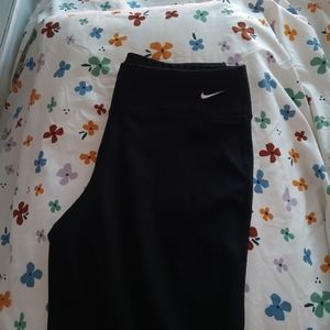 Black Nike biker shorts